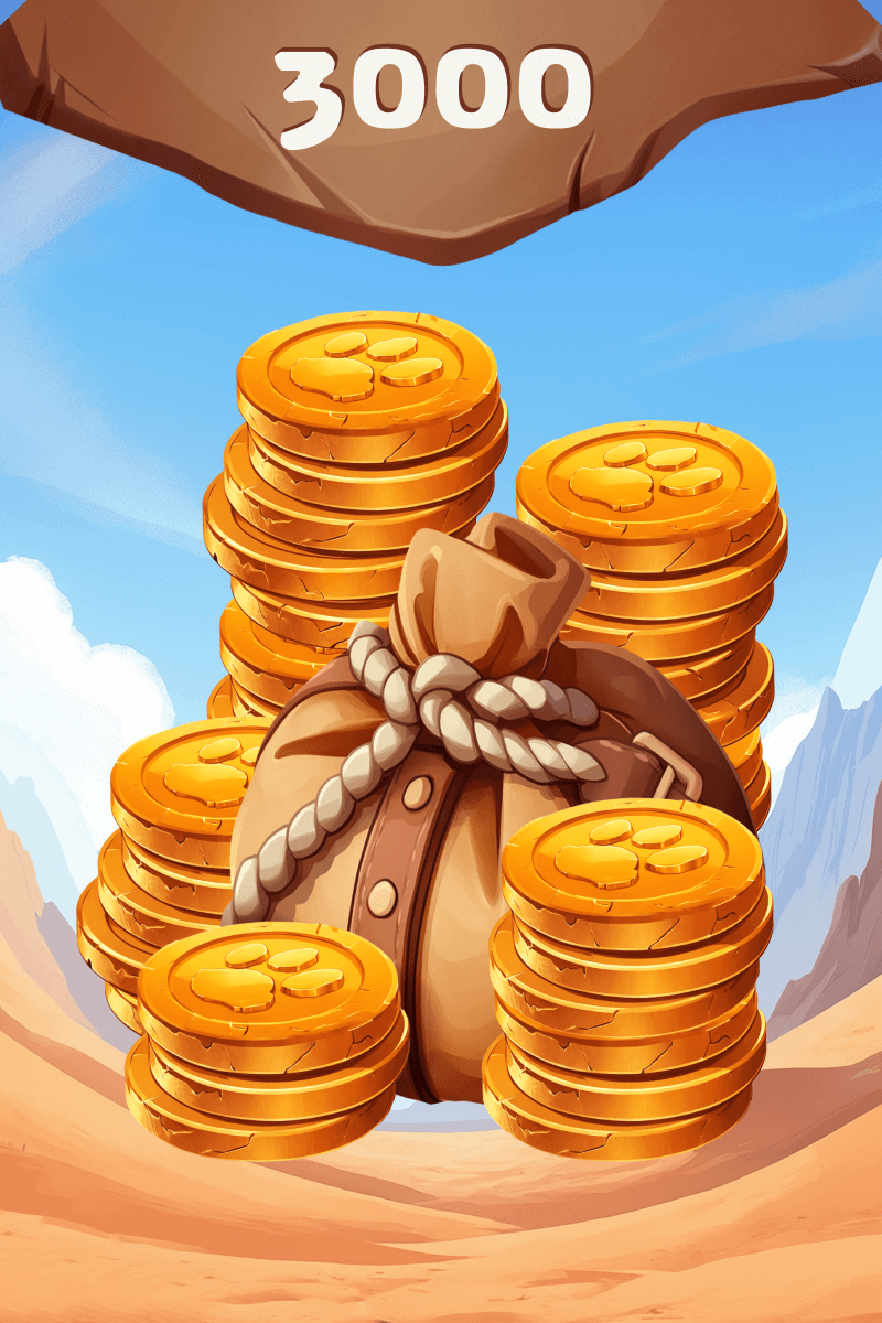 Accumulate 3000 coins