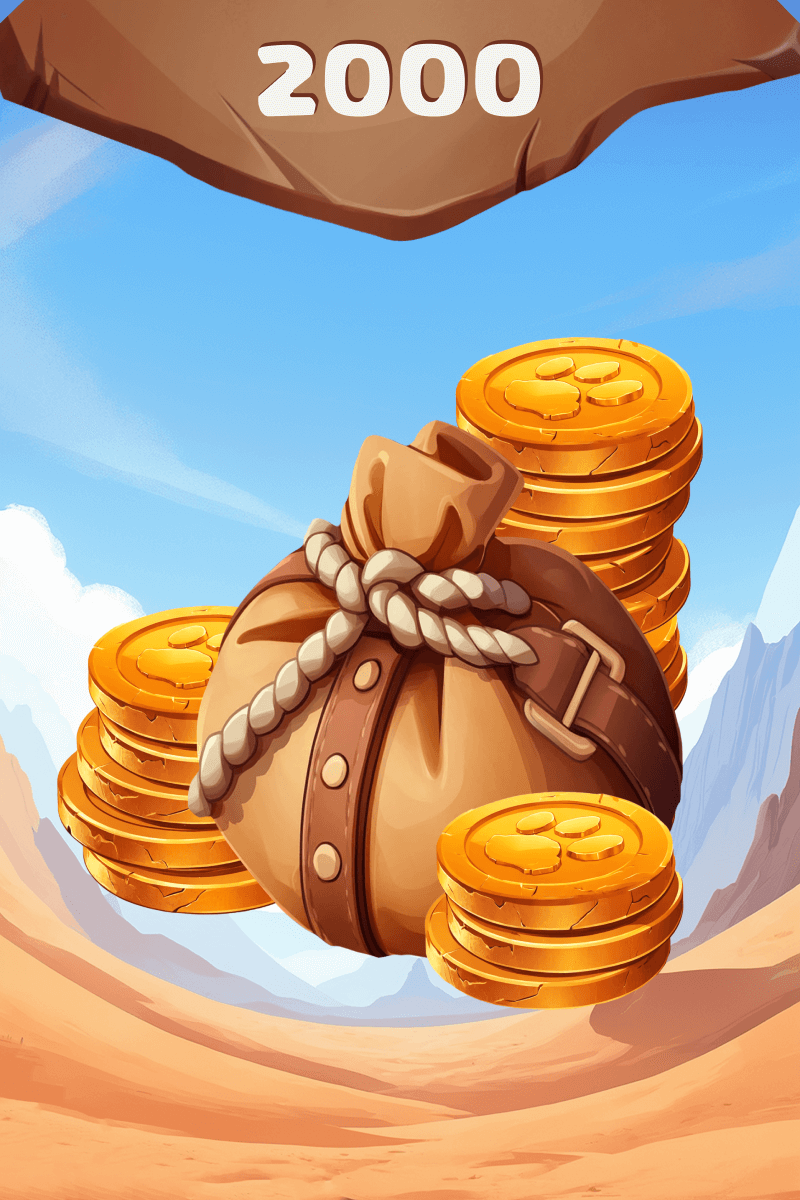 Accumulate 2000 coins