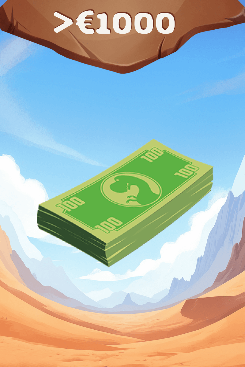 Make deposits over €1,000